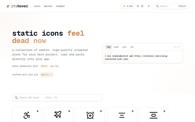 ItsHover Icons