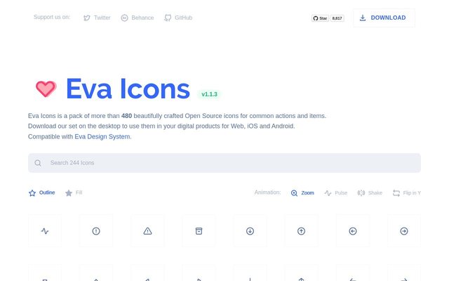 Eva Icons