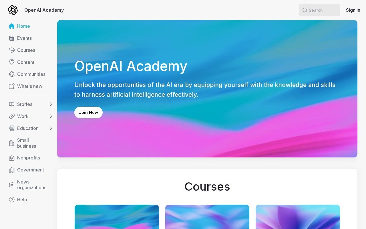 OpenAI Academy